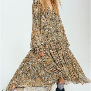 Free people Feeling groovy maxi dress